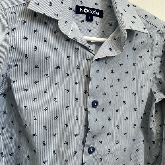 No code button shirt - Picture 2 of 5